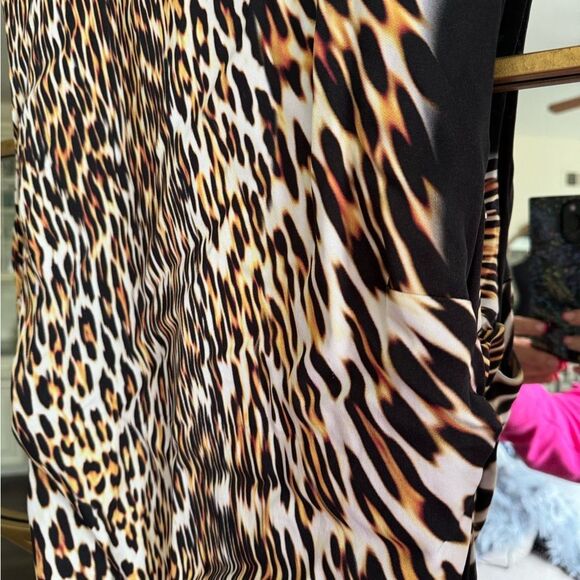 Nicole Miller animal print dress size 6 - Picture 2 of 4